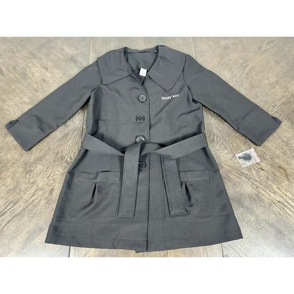 Mary Kay Cosmetics Career Lab Coat Smock Pockets Button Removable Neckline XXS - Picture 11 of 11